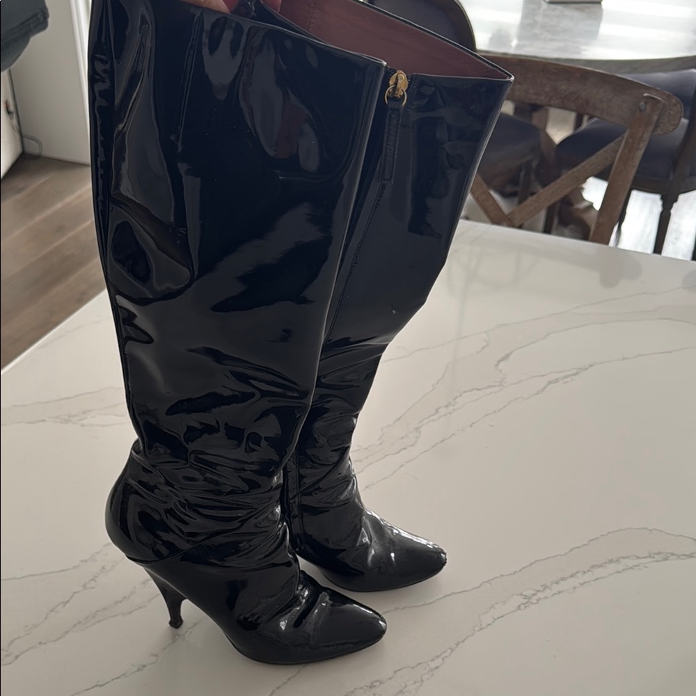 Giuseppe zanotti Patent Leather Knee-High Boots